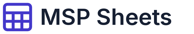 MSP Sheets